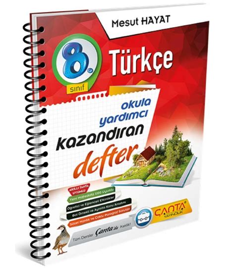 Çanta yayınları 8 sınıf türkçe kazandıran defter cevap anahtarı
